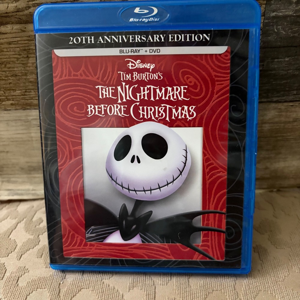 Disney The Nightmare Before Christmas Blu-ray 20th Anniversary Edition Burton